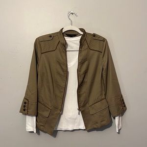 Womens WhiteHouseBlackMarket Camel Jacket